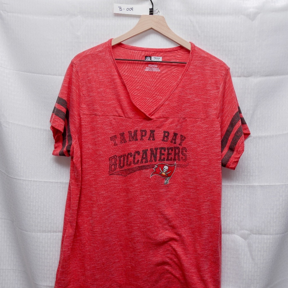 NFL TAMPA BAY BUCCANEERS T-SHIRT - RED - SIZE XXL